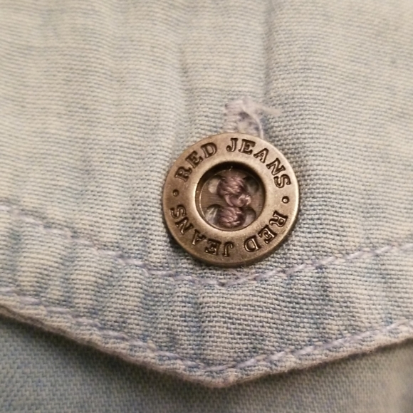 Red Jeans NYC  Denim Shirt - Picture 7 of 8